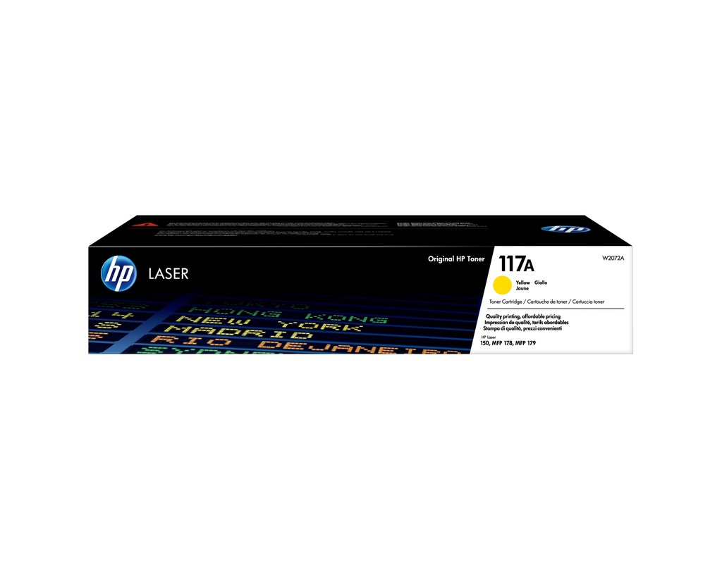 HP W2072A Toner Yellow 117 A Original Toner Cartridge Toner Cartridges