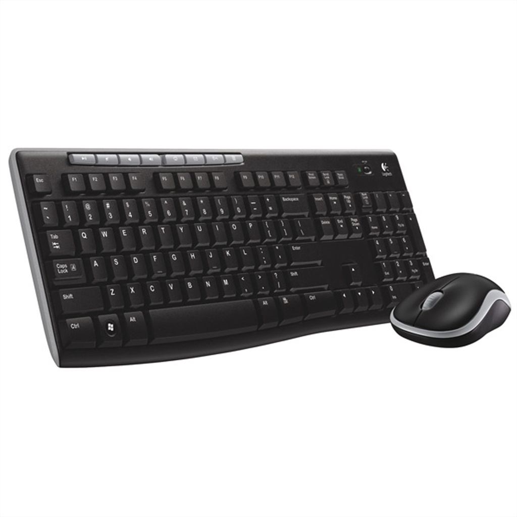 [2677172000] Logitech MK270 Standard Wireless RF Wireless QWERTZ Black Mouse included Keyboards, Mice & Input Devices