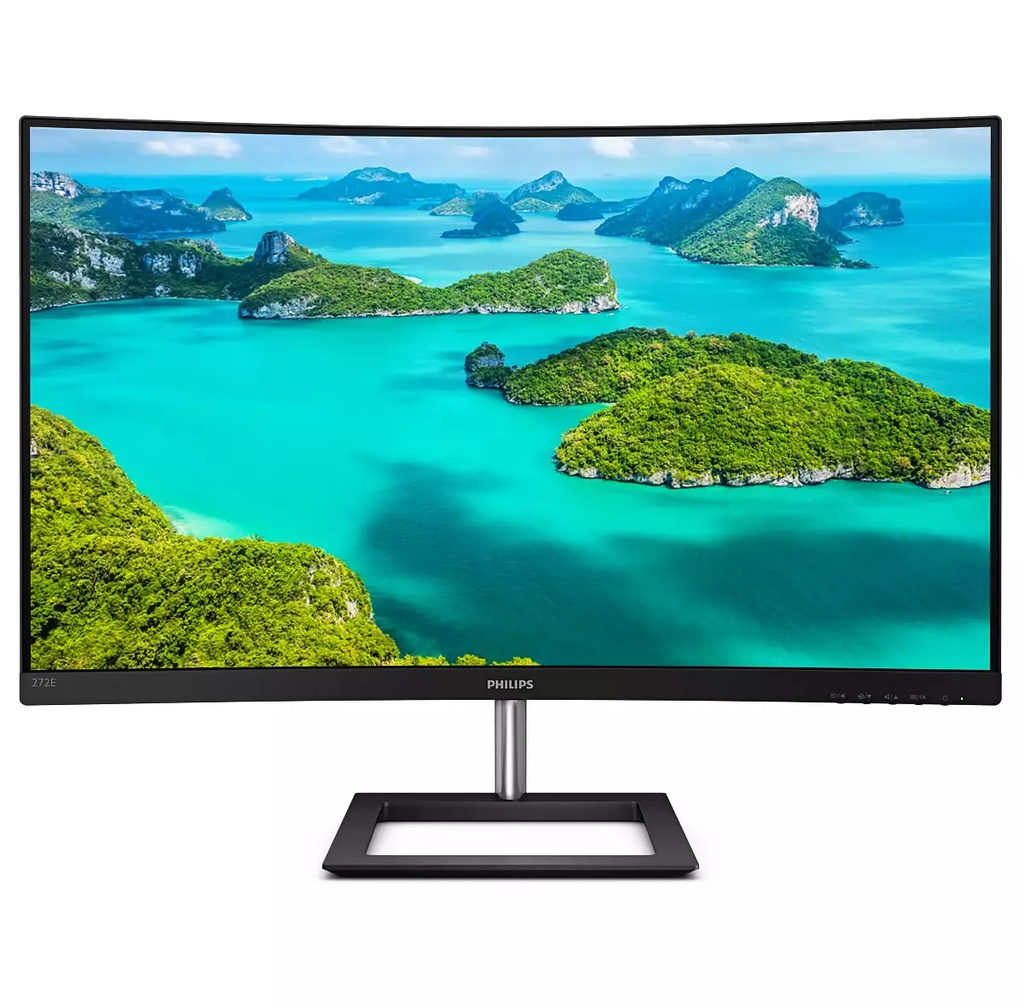 Philips E Line 272E1CA/00 27-inch (27 inch) 1920 x 1080 pixels Full HD LCD 4 ms Black Monitors