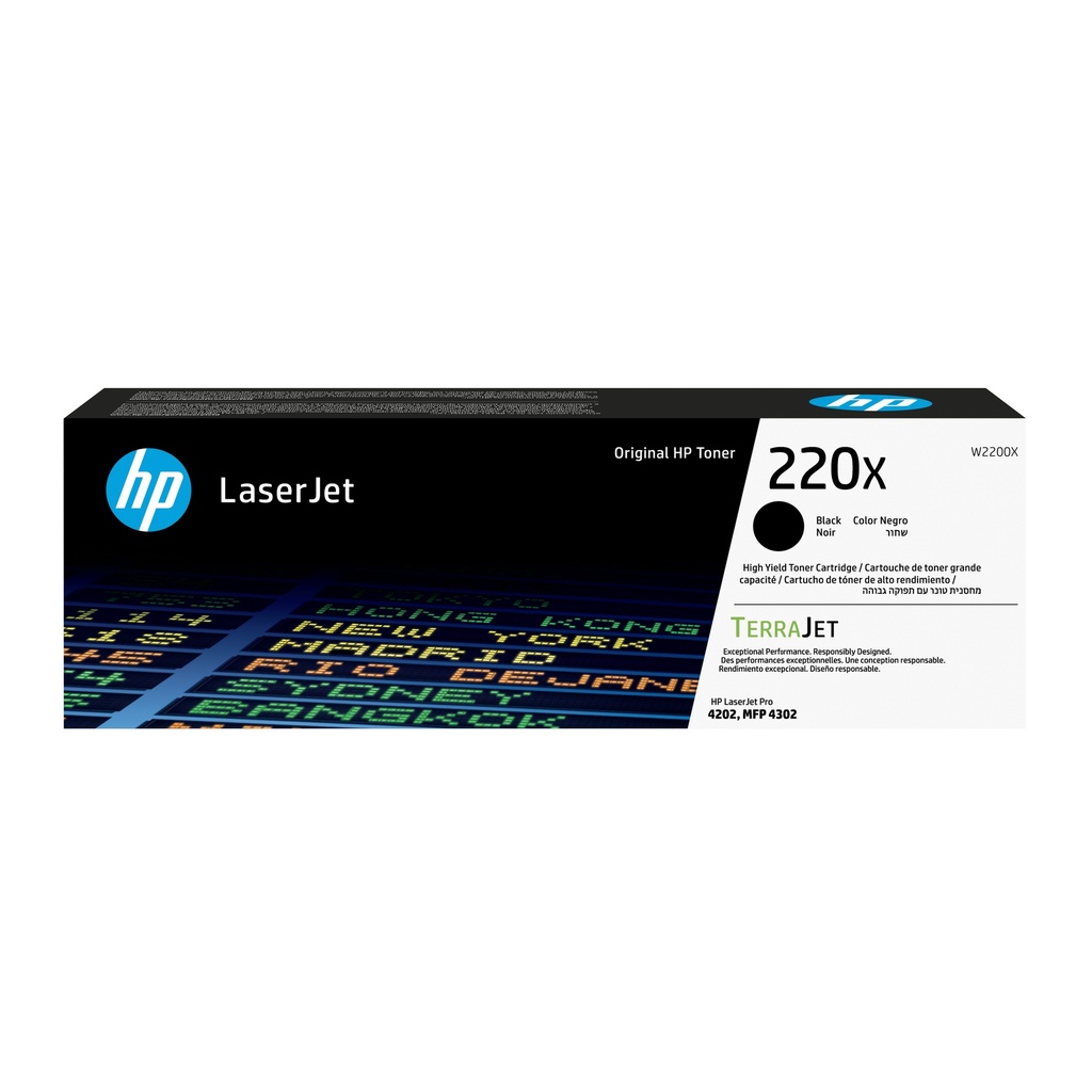 HP 220X Black Original LaserJet Toner Cartridge 7500 pages Black 1 PC(s Toner Cartridges