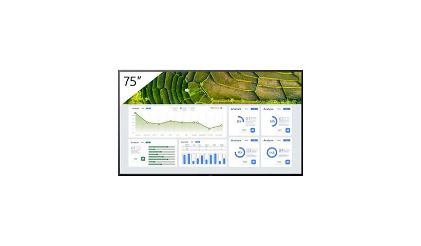 [16135889000] Sony Display 75 inch Pro Bravia LCD 440nit FW-75BZ30L Digital Signage