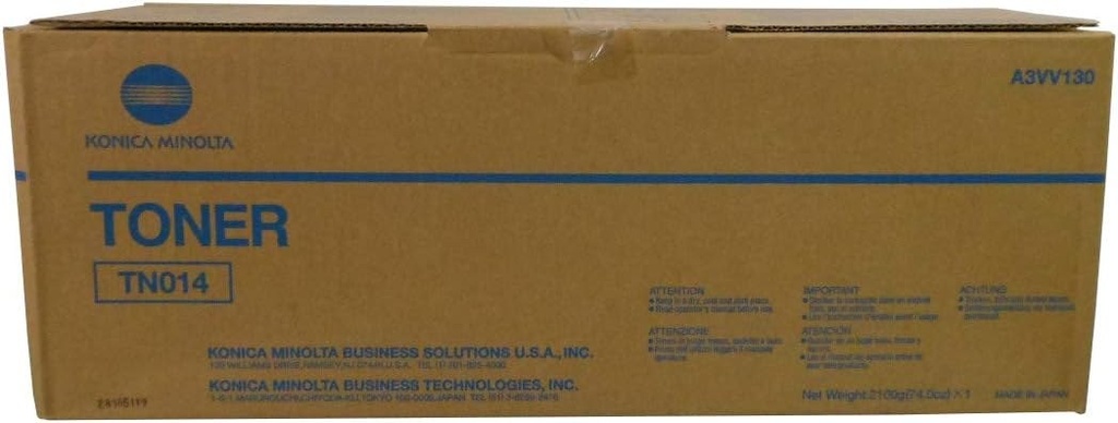 Konica Minolta A3VV150 105000 pages Black 1 PC(s Toner Cartridges