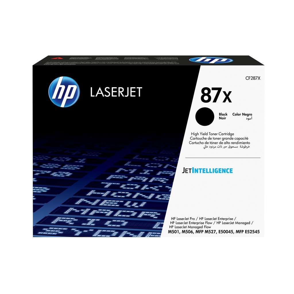 HP 87X High Yield Black Original LaserJet Toner Cartridge 18000 pages Black 1 PC(s Toner Cartridges