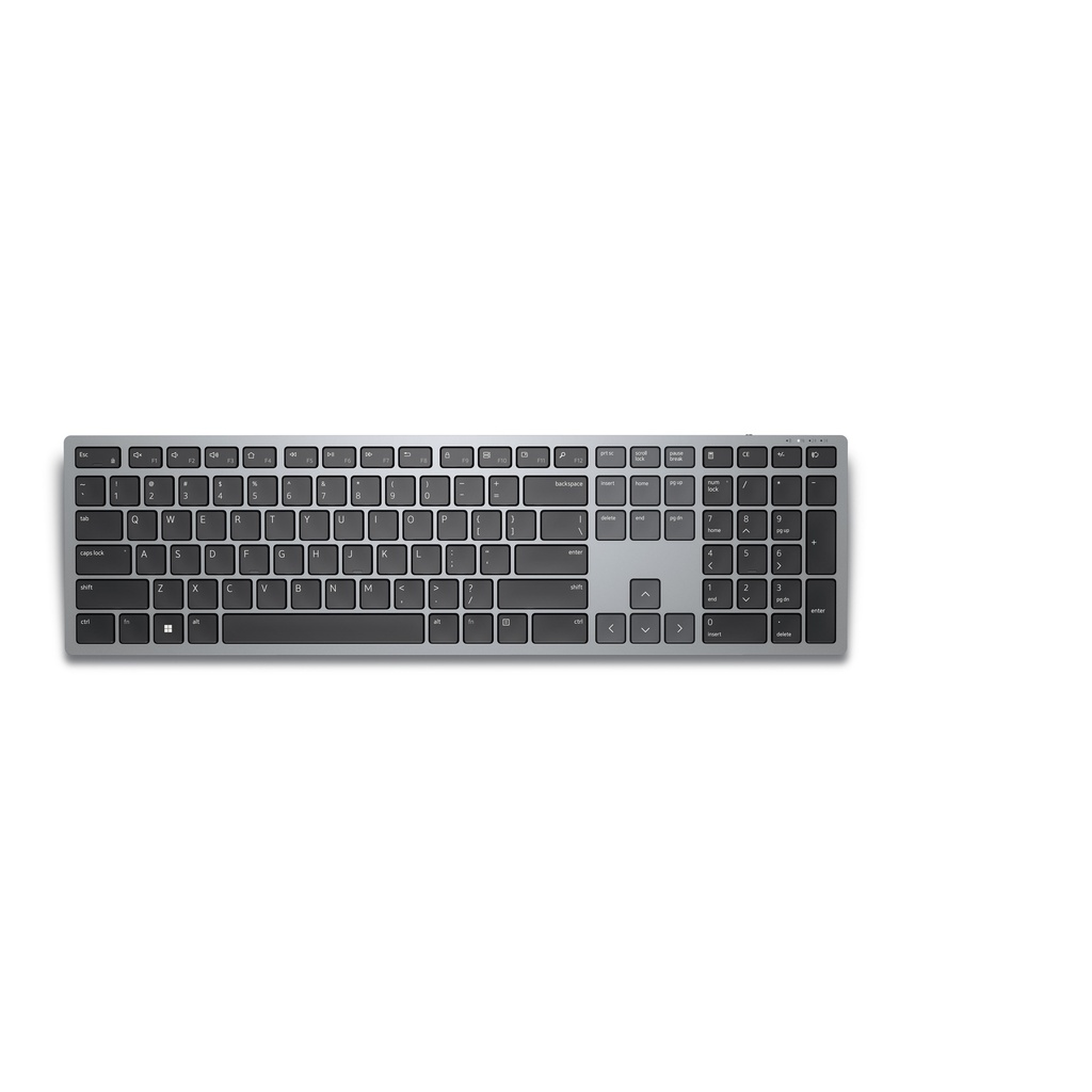 Dell Pro Plus Keyboard KB700 German (QWERTZ) Full-size (100%) Wireless Bluetooth QWERTZ gray Keyboards, Mice & Input Devices