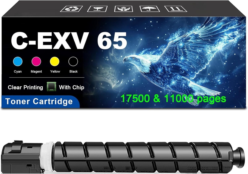 Canon Toner C-EXV CEXV 65 Yellow yellow 5764C001 Original Toner Cartridge Toner Cartridges