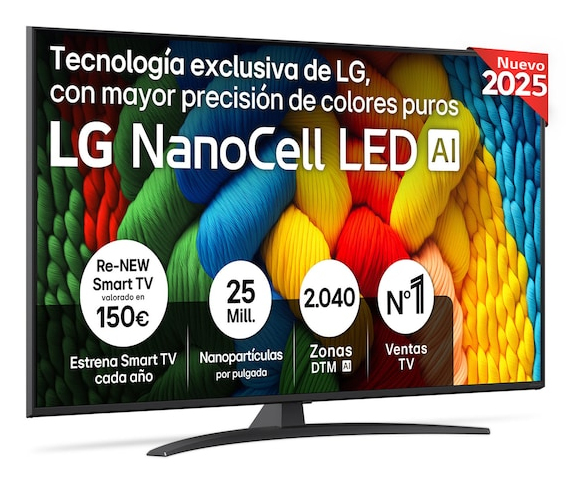 [20308072000] LG NanoCell 55NANO81A6A AI Smart TV 55 inch LCD TV 139.7 cm LCD TVs
