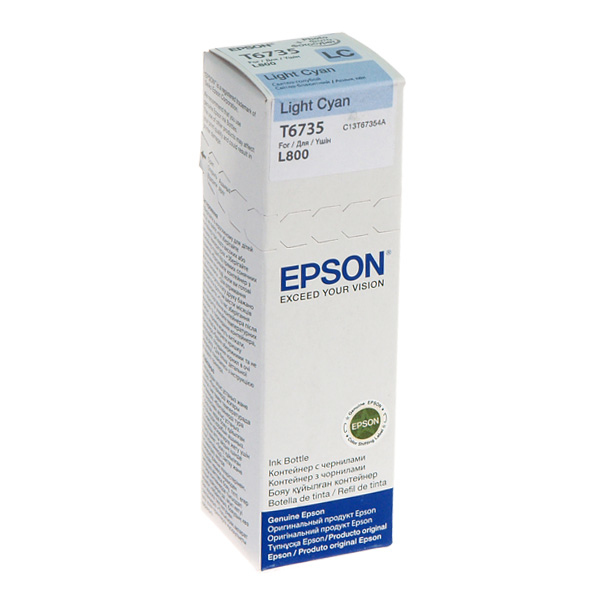 Epson T6735 hell Cyan Nachfülltinte Original Ink Cartridge Ink Cartridges
