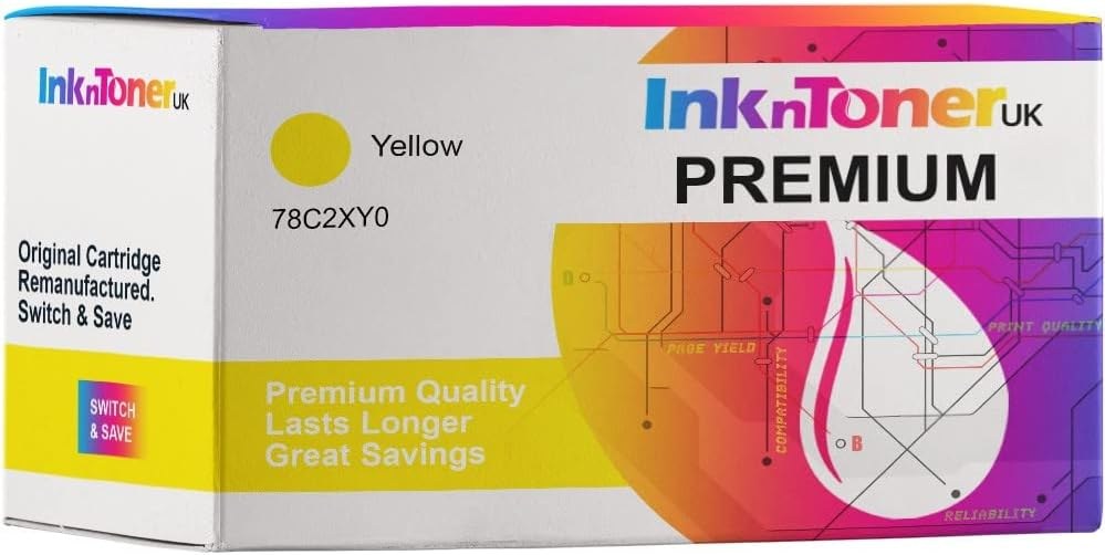 Lexmark 78C2XYE 5000 pages Yellow 1 PC(s Toner Cartridges