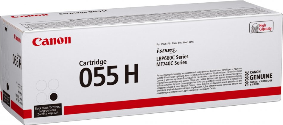 Canon Cartridge 055 H BK 055H Original Toner Cartridge Toner Cartridges