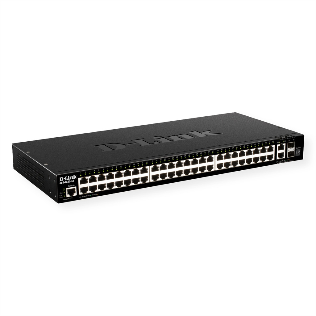 D-Link Switch DGS 1520 52 E DGS152052 DGS 1520 52/E Switch Fiber Optic Network Equipment