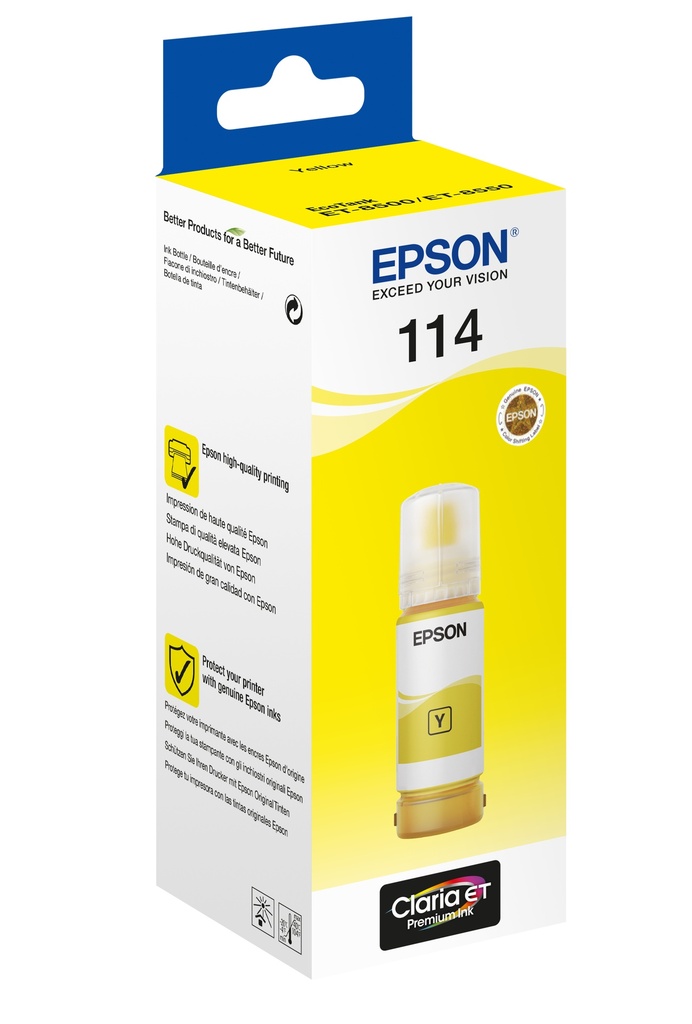 Epson EcoTank yellow T 114 07B4 Original Ink Cartridge Ink Cartridges
