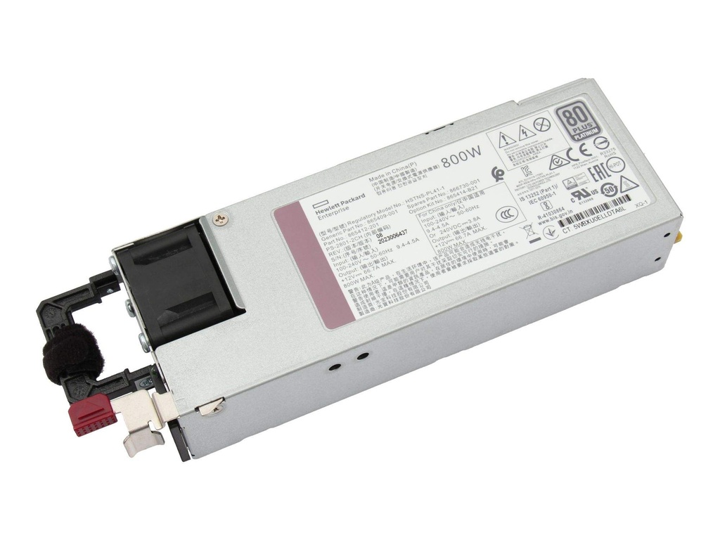 [10110330000] HPE Flex Slot Platinum Hot Plug L Power Supply 800 W Power Supplies