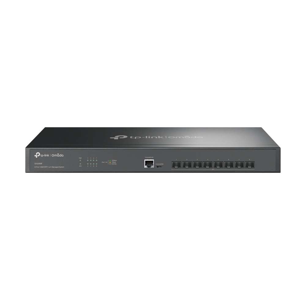 TP-LINK Omada SX3008F 10G SFP+ L2+ Managed Switch Switch 10 GBps Network Equipment