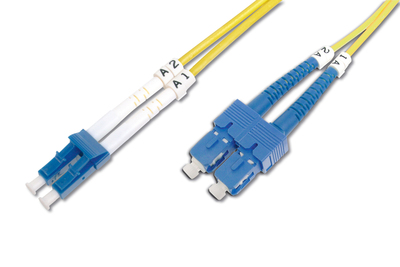 DIGITUS Fiber Optic Singlemode Patch Cord, LC SC Cables & Adapters