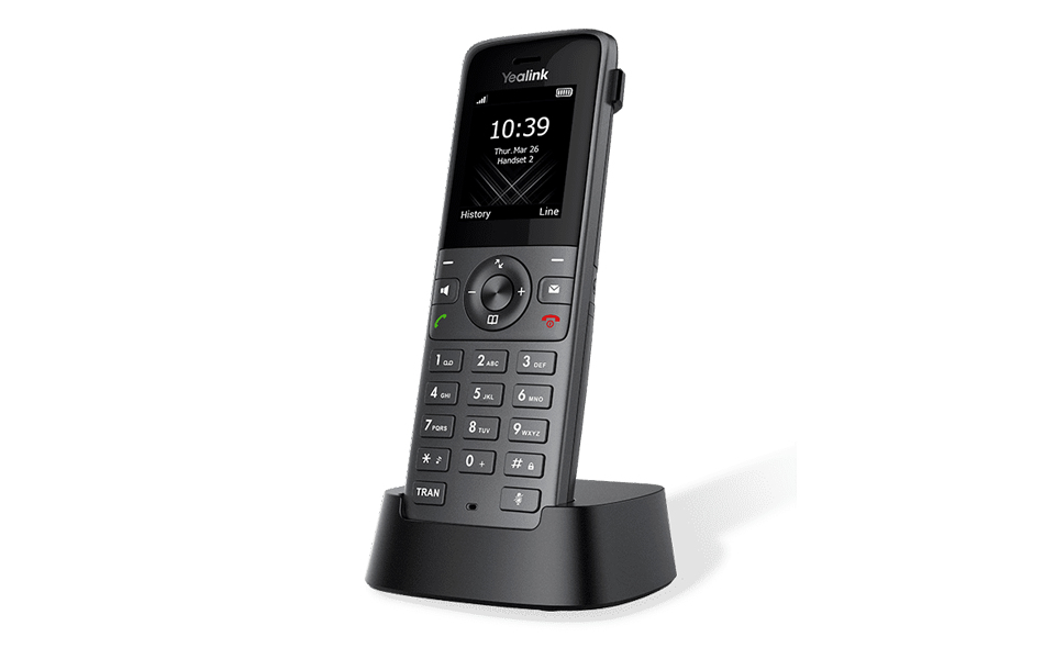 Yealink W73H IP mobile phone Black Wireless handset Desk/Wall 50 m 300 m Phones