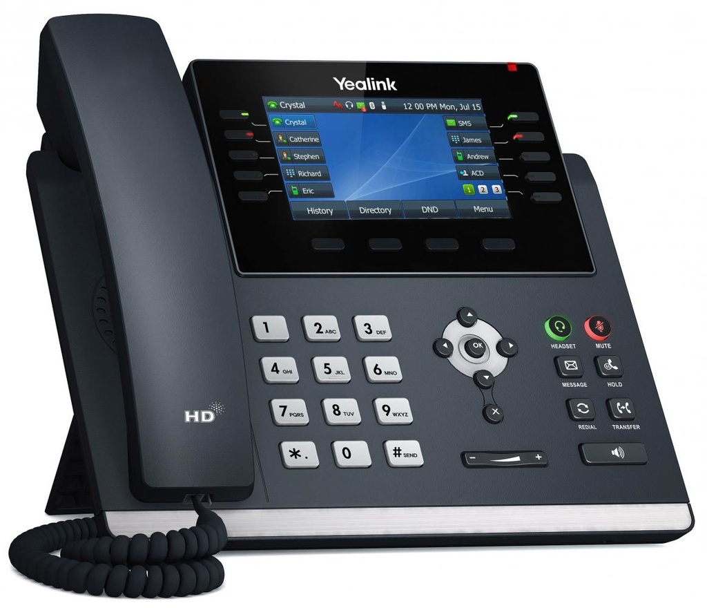 Yealink SIP T4 U Series T46U PoE Business Voip phone Voice over IP Phones