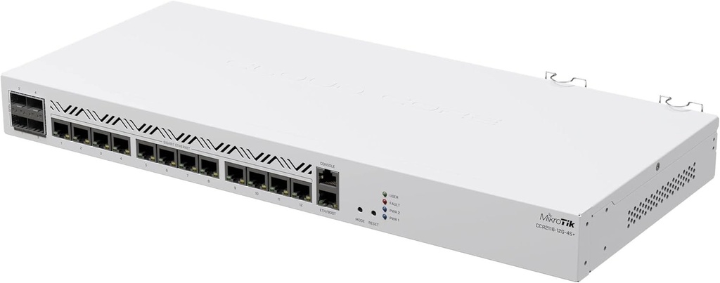 MikroTik CCR2116 12G 4S+ Ethernet WAN Gigabit Ethernet White Network Equipment