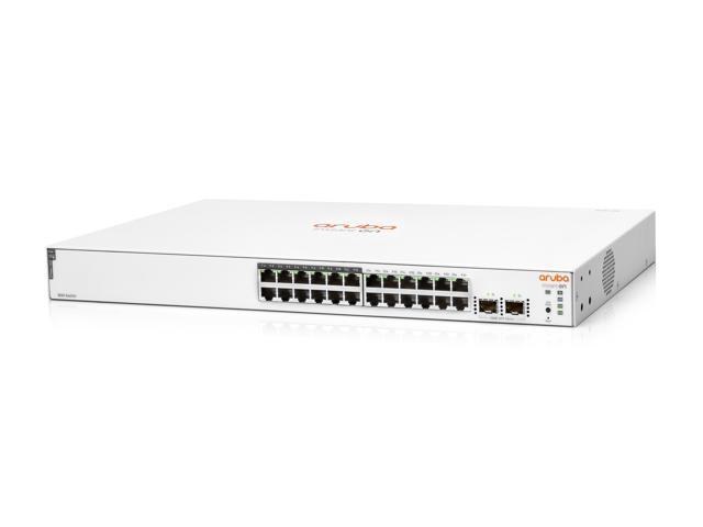 HPE Instant On 1830 Smart 24G 2SFP PoE+ 195 W Switch Switch Fiber Optic Network Equipment