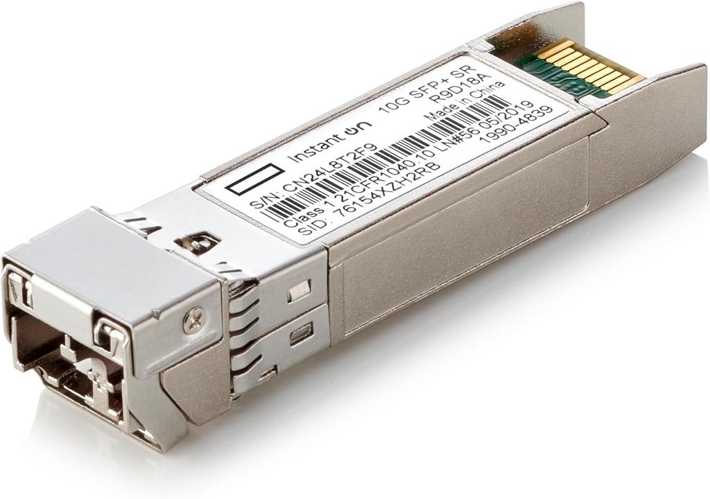 [12652095000] HPE Instant On 10G Sfp+ Lc Sr 300 m Om3 Mmf Transceiver Transceiver Fiber Optic Network Equipment