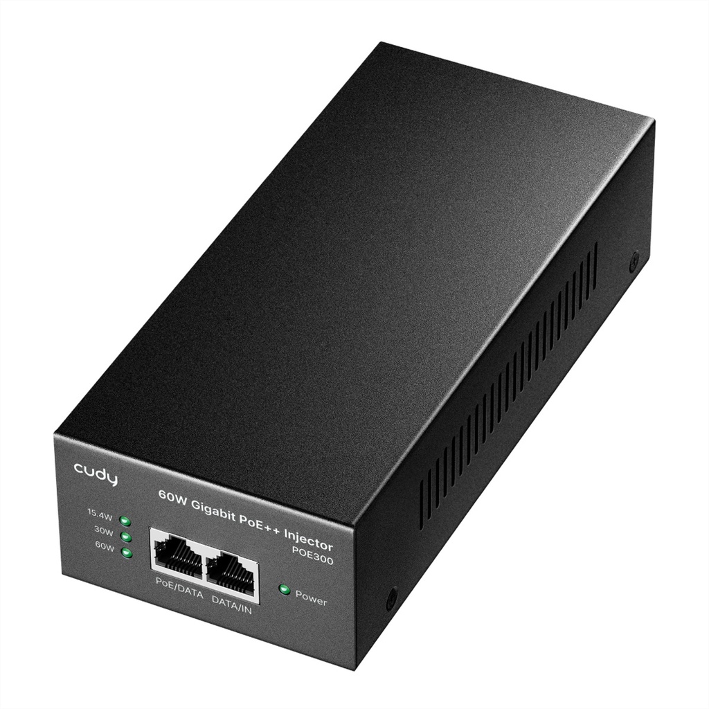 [12884348000] CUDY PoE Injector POE300 Switch 1 GBps Network Equipment