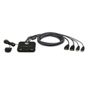 ATEN CS22HF 2-port USB FHD HDMI switch Cable Digital Cables & Adapters