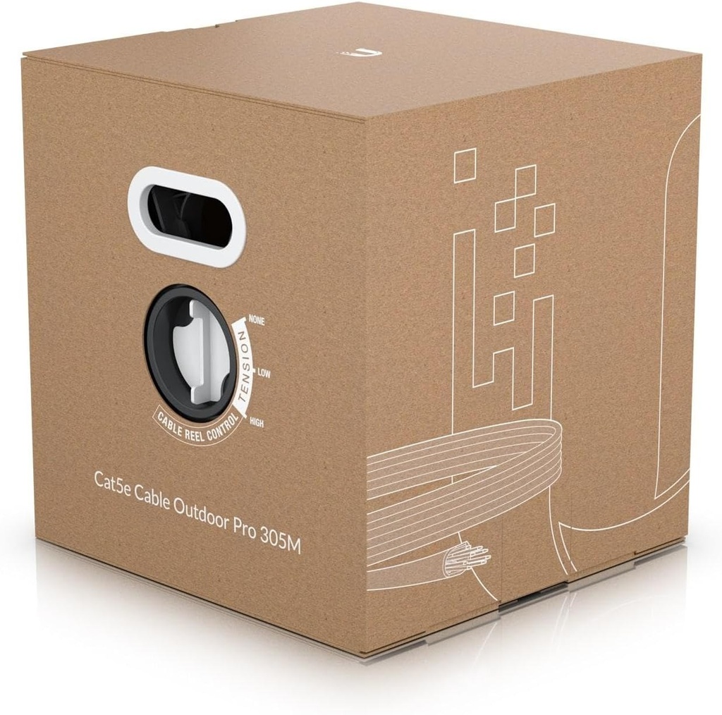 Ubiquiti UACC CABLE C5E OUTDOOR PRO 305M W 305 m Cat5e S/UTP (STP) White Cables & Adapters