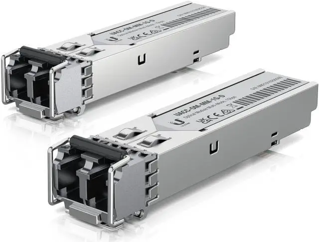 Ubiquiti U Fiber SFP Multi Mode Module 1G UACC OM MM 1G 2er Pack Transceiver Fiber Optic Network Equipment