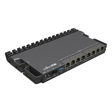 MikroTik RB5009UPR+S+IN 2.5 Gigabit Ethernet Gigabit Ethernet Black Network Equipment