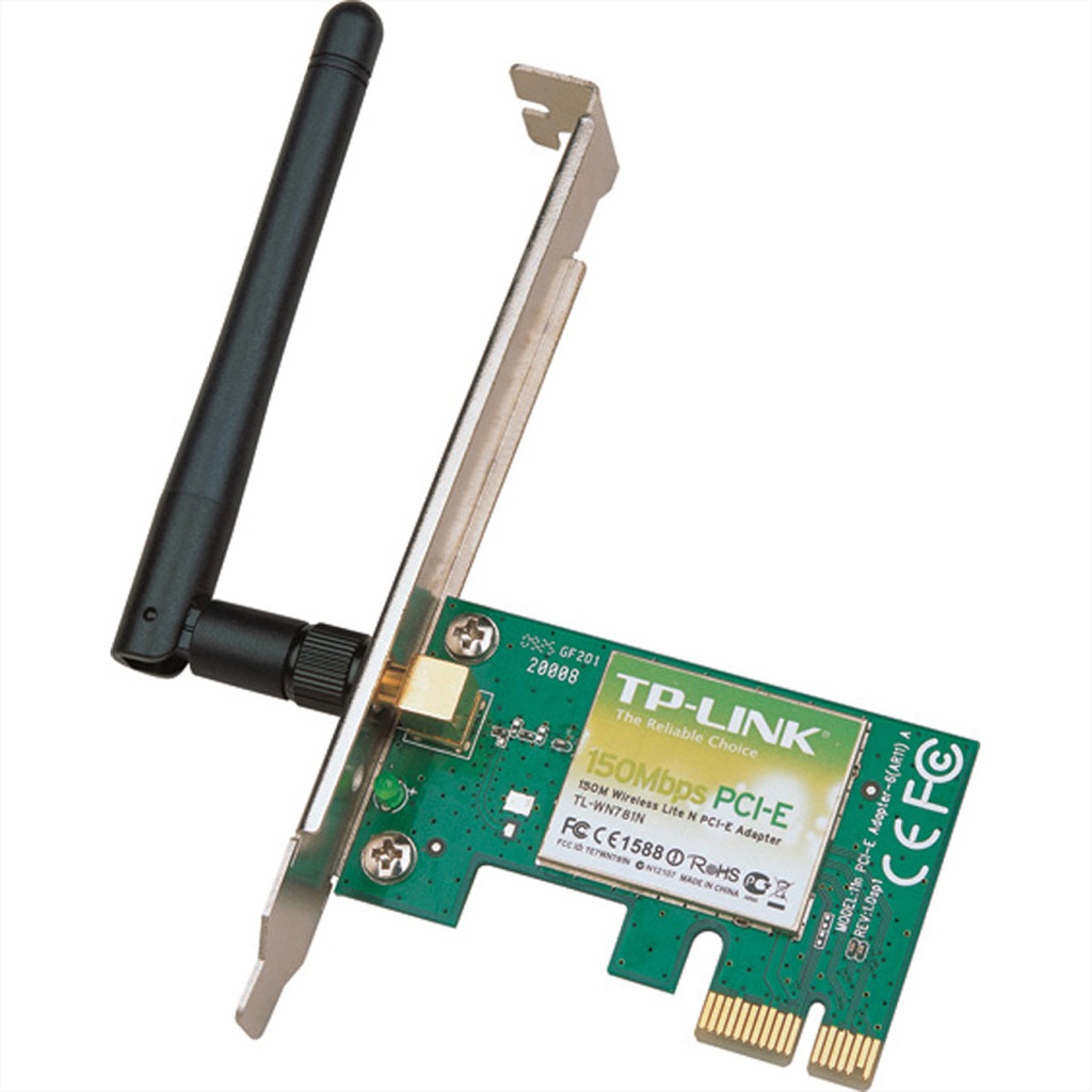 [1438565000] TP-LINK TL-WN781ND Wi-Fi n PCI Express Adapter Network Card PCI-Express Interface Cards