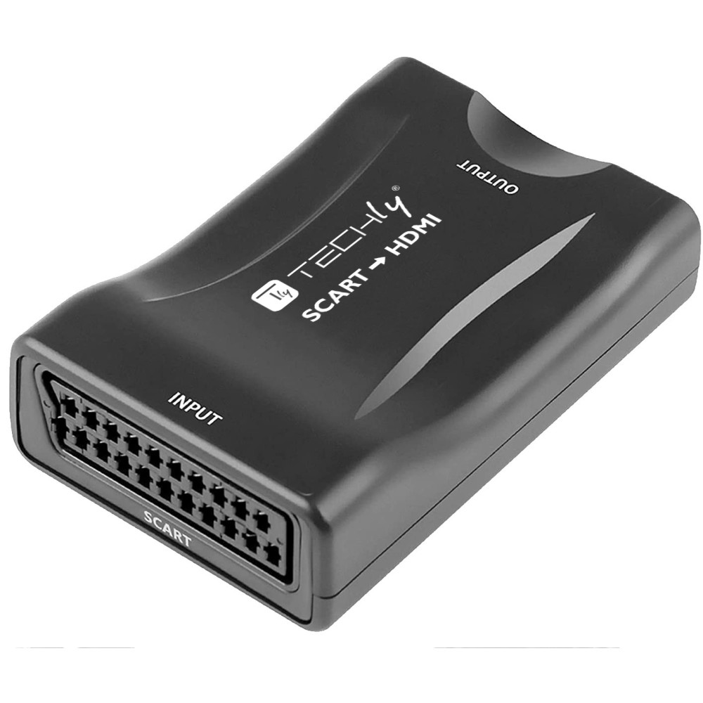 Techly IDATA SCART-HDMI3 Black CE RoHS 1920 x 1080 pixels 1280 x 720,1920 x 1080 pixels 1080p 720p NTSC 3.58 NTSC 4.43 PAL PAL M PAL N SECAM Cables & Adapters