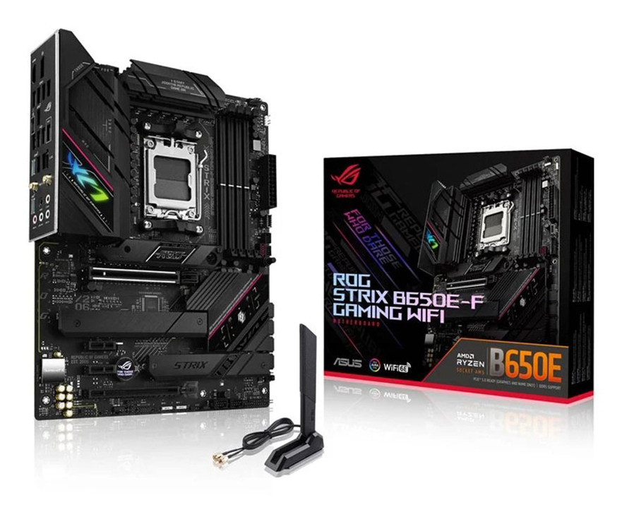 [14902784000] ASUS Rog Strix B650E-F Gaming Wi-Fi B650 Am5 Motherboard AMD Socket AM5 (Ryzen Zen4 Motherboards