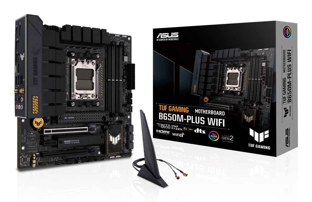 [14907065000] ASUS TUF Gaming B650M-Plus Wi-Fi Motherboard micro ATX Socket AM5 AMD B65... AMD Socket AM5 (Ryzen Zen4 Motherboards