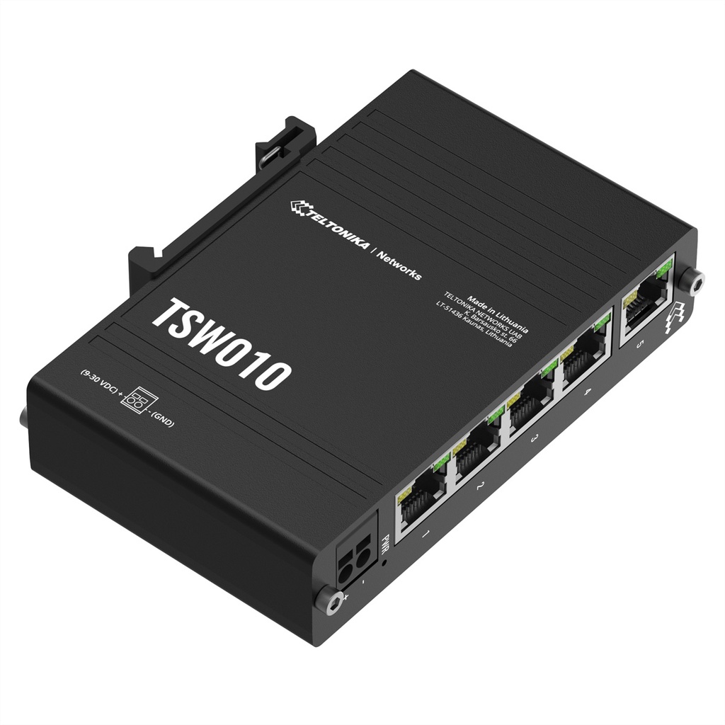 Teltonika TSW010 Ethernet Switch Switch 0.1 GBps Network Equipment