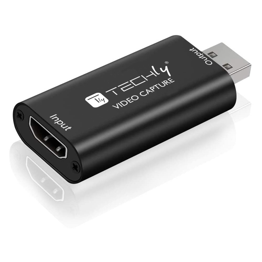 Techly Video-Grabber HDMI 1080p HD-USB Cable Digital Cables & Adapters