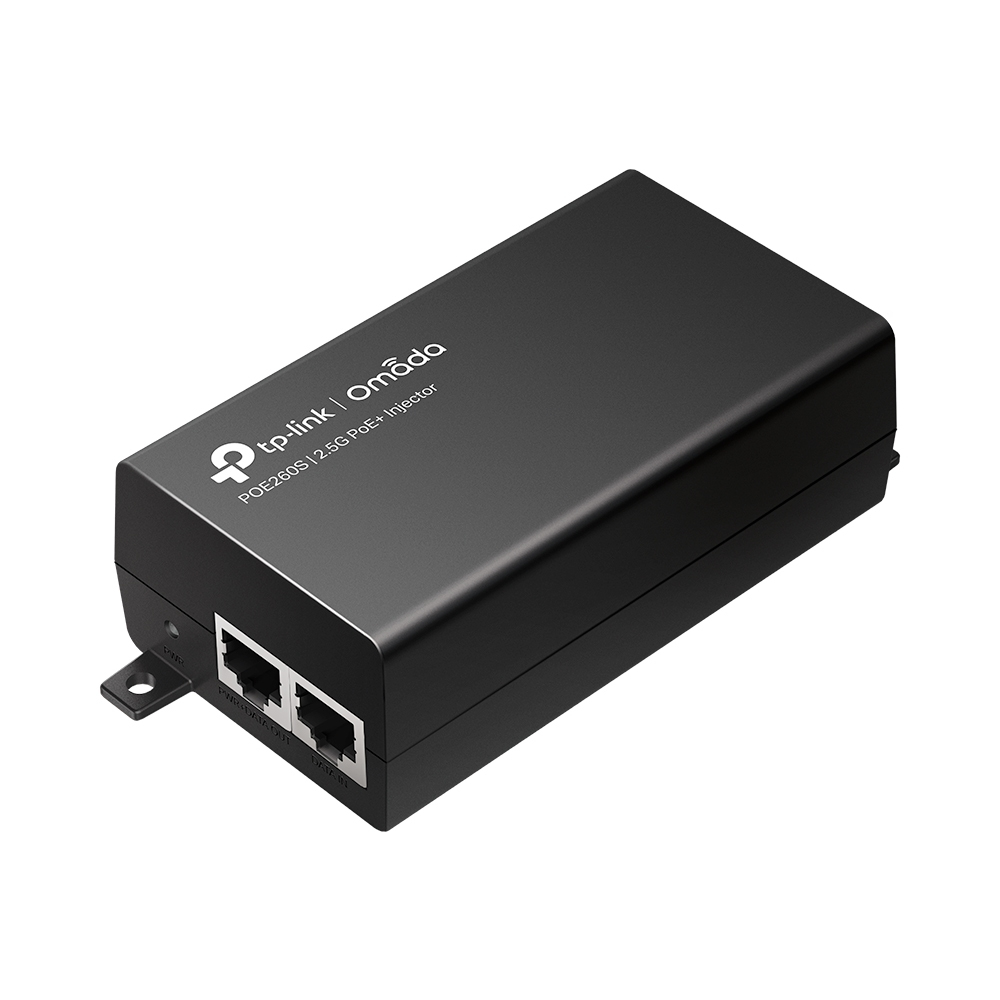 TP-LINK 2.5G PoE+ Injector 2.5 Gigabit Ethernet 10,100,1000,2500 Mbit/s IEEE 802.3ab IEEE 802.3af IEEE 802.3at IEEE 802.3bz IEEE 802.3i IEEE 802.3u Black 30 W 100 240 V Network Equipment