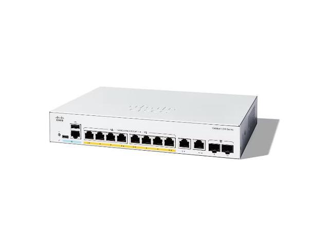 Cisco Catalyst 1300 8FP 2G Managed Switch 8 Port GE Full PoE 2x1GE Combo Limited Lifetime Protection (C1300 8FP 2G) Managed L2 Gigabit Ethernet (10/100/1000) Power over Ethernet (PoE) Rack mounting Network Equipment