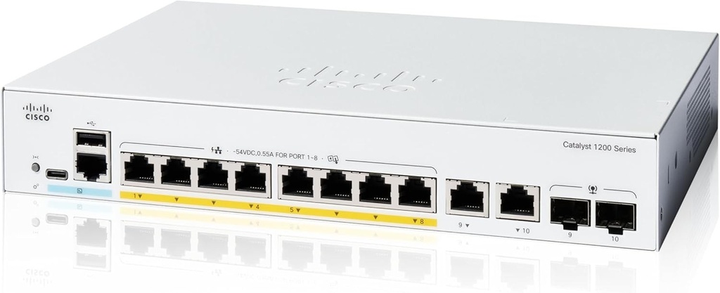 Cisco Catalyst 1200 Ge Full PoE Switch 1 GBps Network Equipment