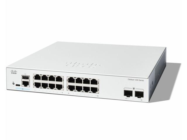 Cisco Catalyst 1200 GE 2x1G SFP Switch 1 GBps Network Equipment