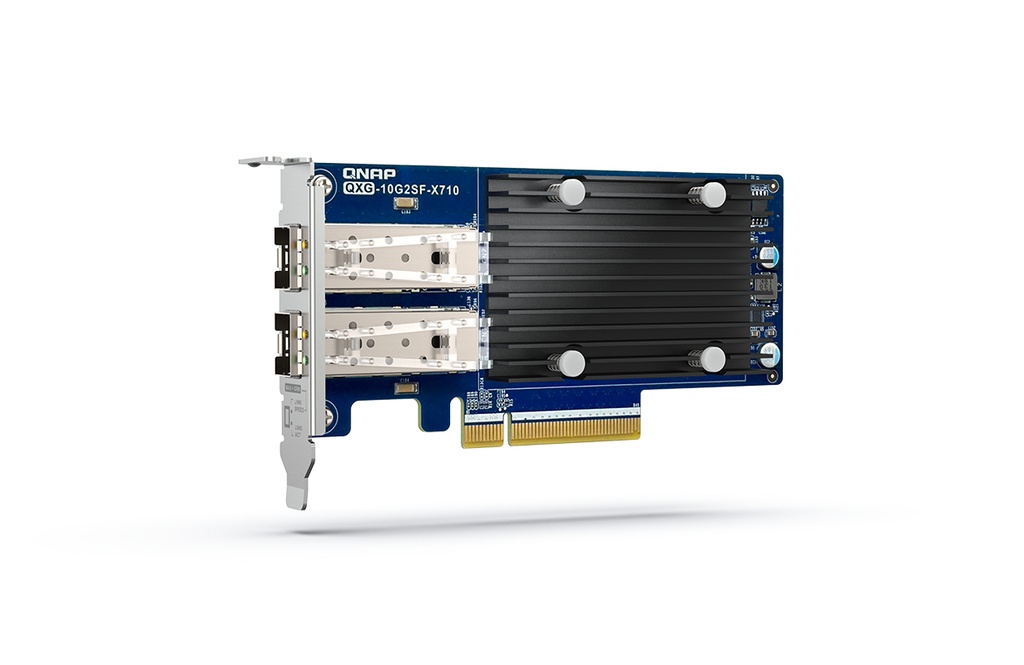 QNAP Dual-port SFP+ 10GBE network expansion x PCIe Storage server NAS Data Storage