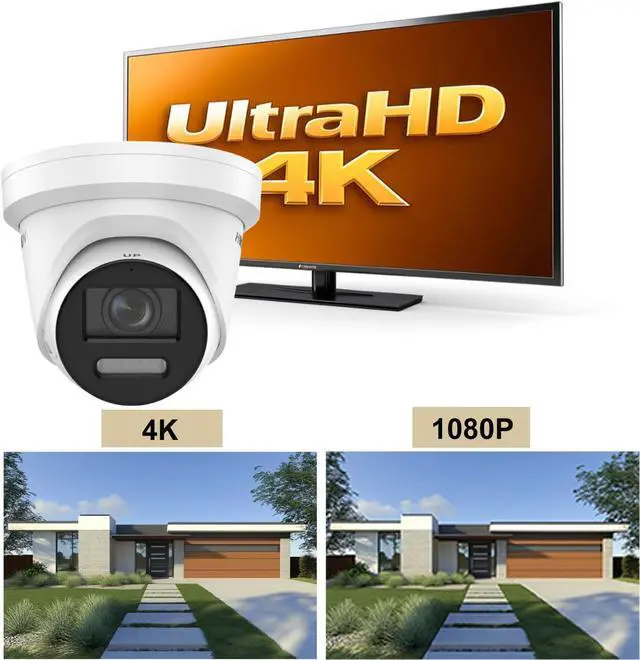 Hikvision Turret DS 2CD2387G2H LISU/SL 2.8 mm eF O-STD Network Camera Network Cameras