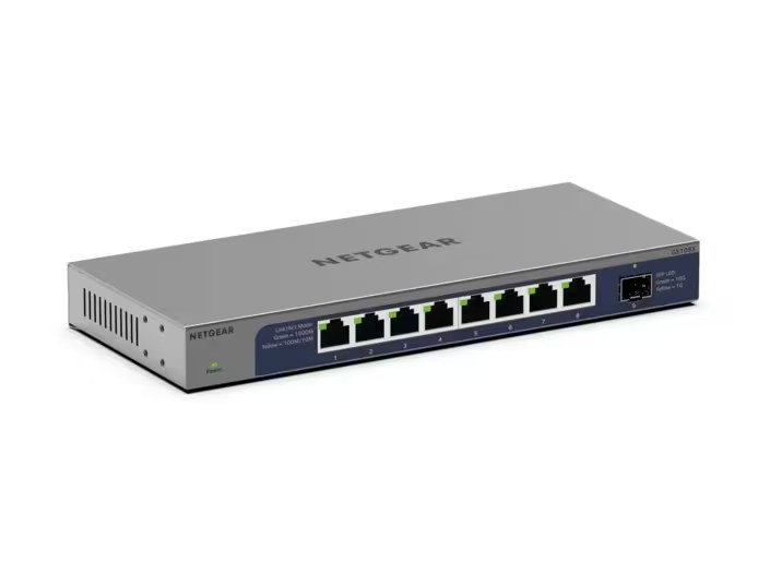 Netgear GS108X Switch unmanaged 8 x/1000+ 1 10 GB Ethernet SFP+... 1 GBps Network Equipment