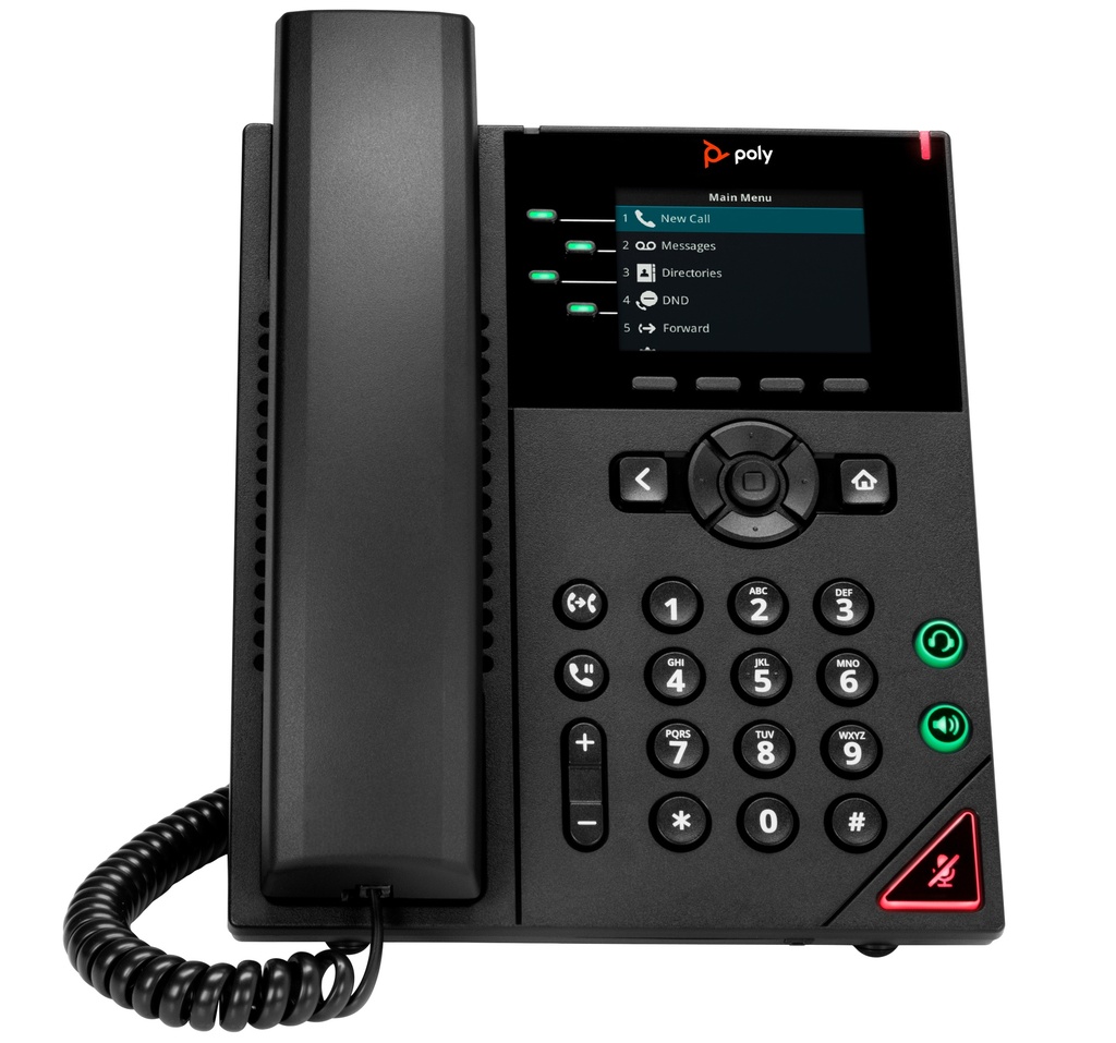 Poly VVX 250 4-Line IP Phone and PoE-enabled 89B62AA Voip phone Voice over IP Phones