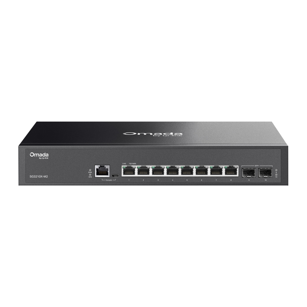 TP-LINK Omada 8-Port 2.5G L2+ Managed Switch Managed L2+ 2.5G Ethernet (100/1000/2500) Rack mounting 1U Network Equipment