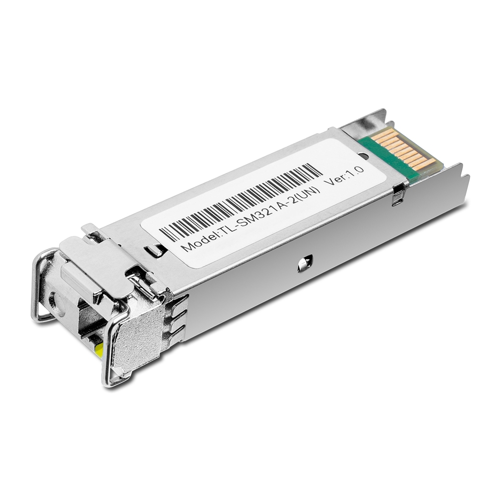 TP-LINK SM321A-2 Single-Mode WDM Bi-Directional SFP Mod Transceiver Fiber Optic Network Equipment