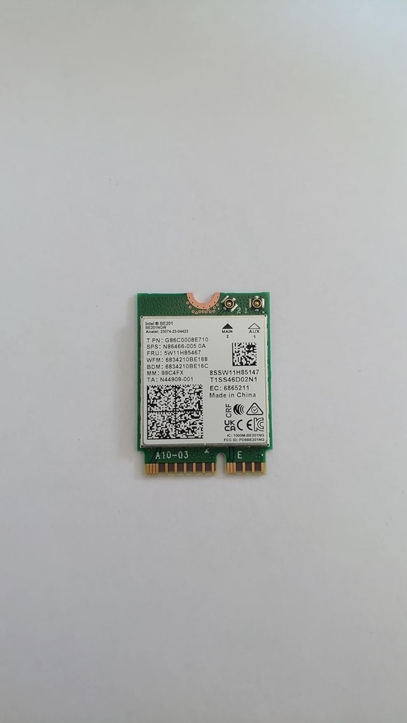 Intel Wi-Fi 7 Be201 2230 2x2 BE+BT vPro Network Card Wi-Fi Interface Cards
