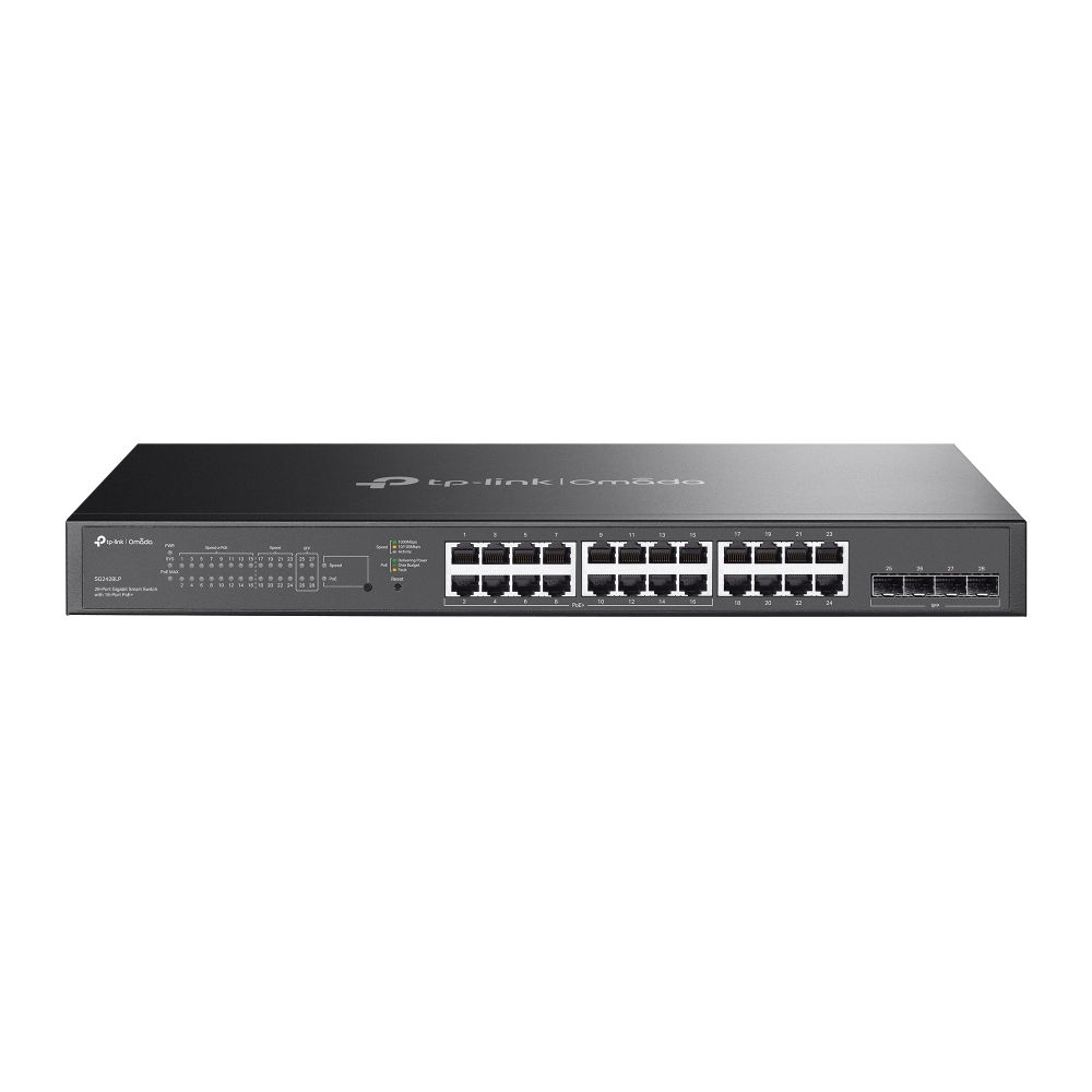 TP-LINK Omada Smart Switch SG2428LP Switch 1 GBps Network Equipment