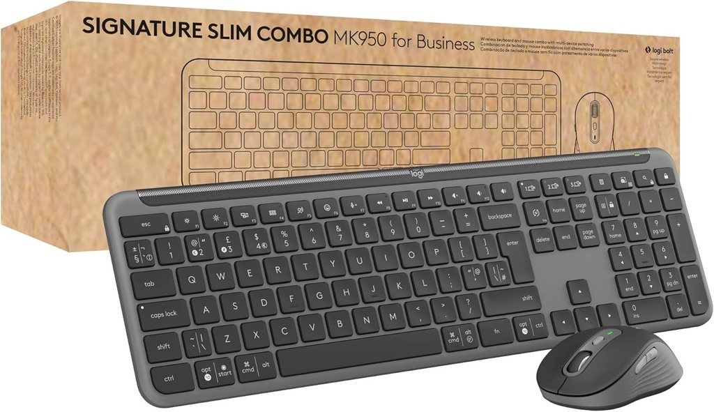 Logitech Signature Slim Combo MK950 for Business Keyboard 4000 dpi Keyboards, Mice & Input Devices