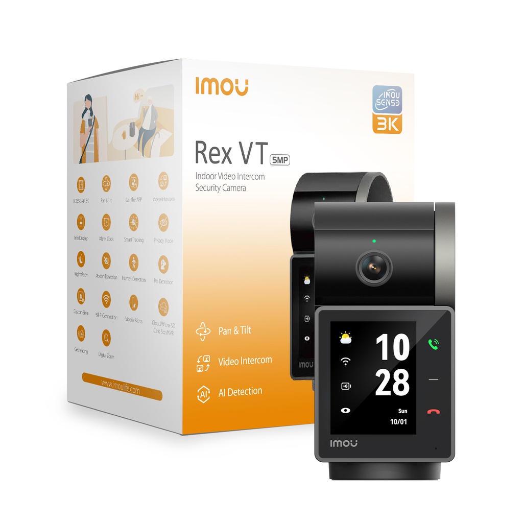 Imou Rex VT Pro IPC S2VBP 5M0WR Network Camera Network Cameras