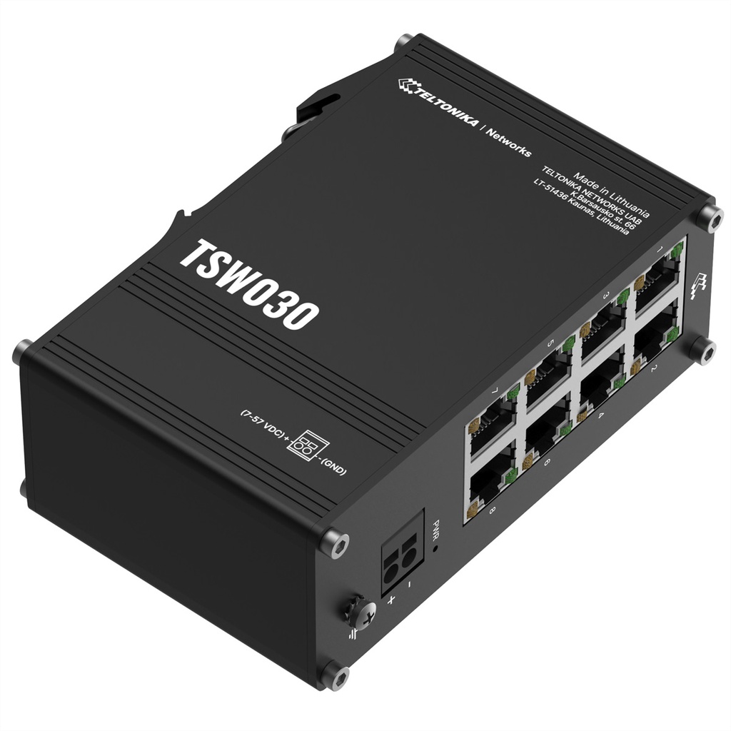 Teltonika TSW030 Ethern Switch Switch 0.1 GBps Network Equipment