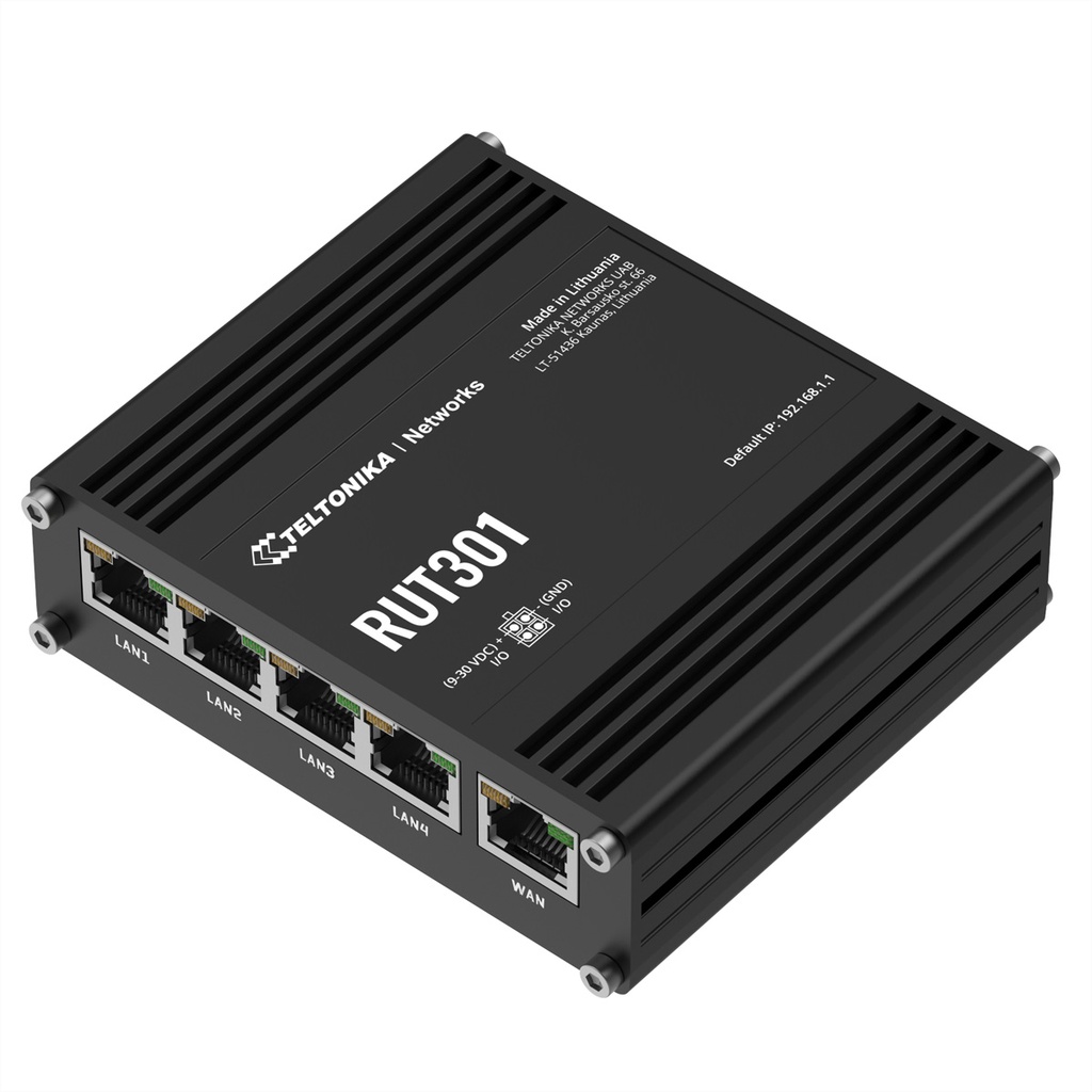 Teltonika RUT301 Ethernet Router Router 0.1 GBps Network Equipment